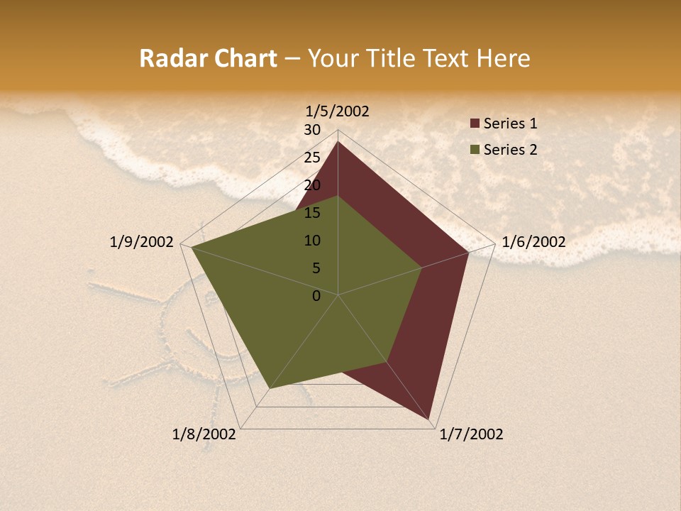 August Draw Shore PowerPoint Template