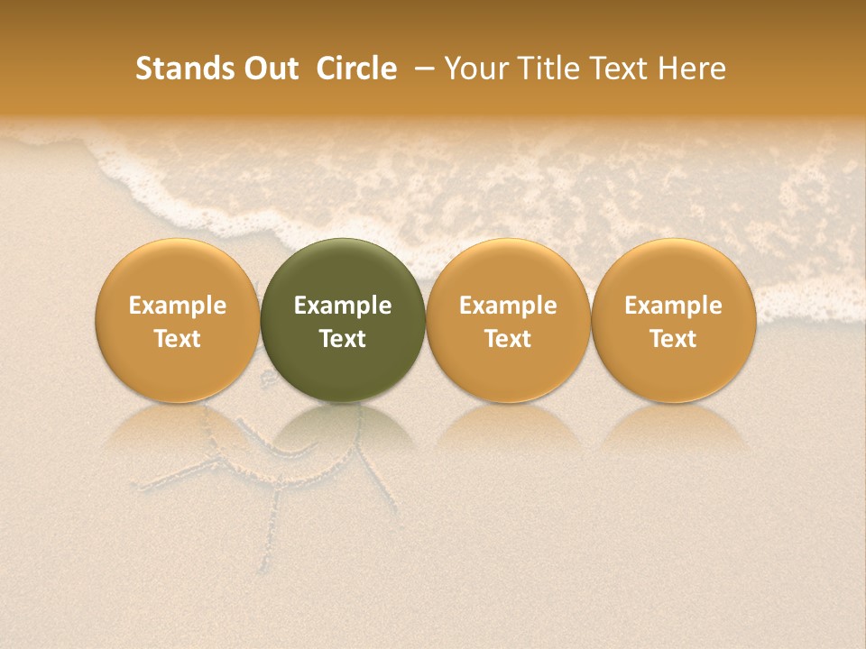 August Draw Shore PowerPoint Template