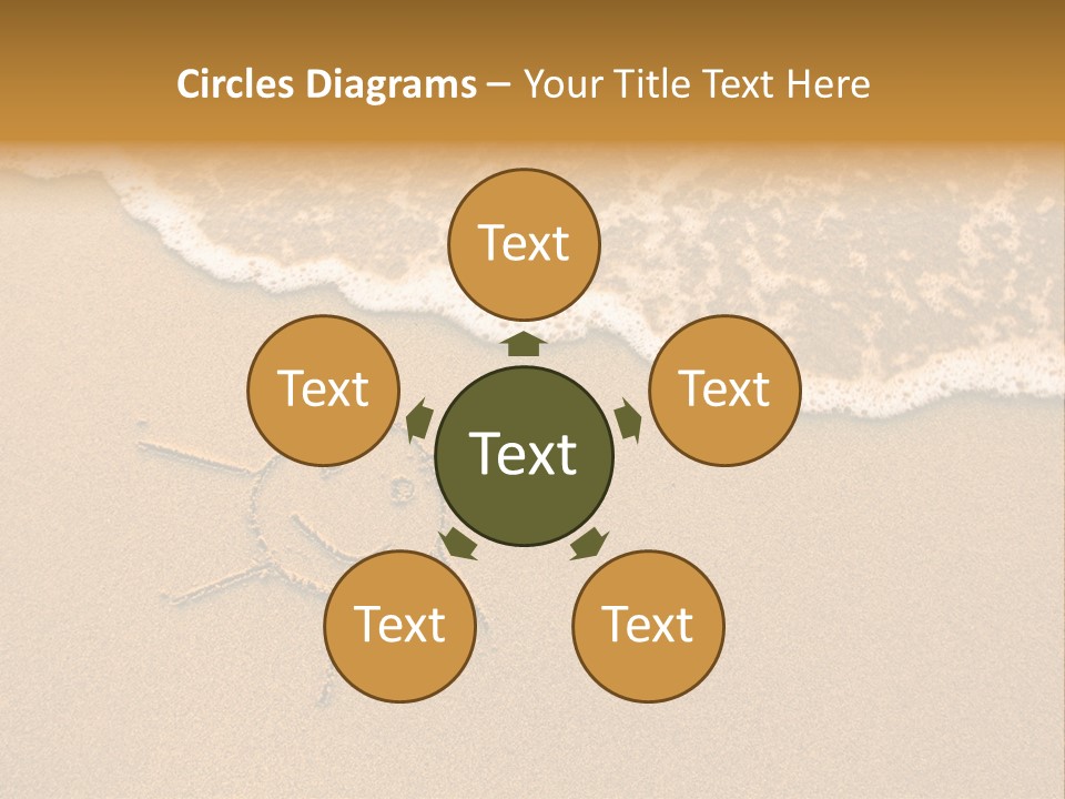 August Draw Shore PowerPoint Template