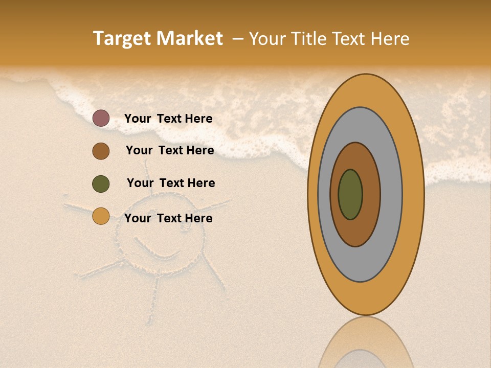 August Draw Shore PowerPoint Template