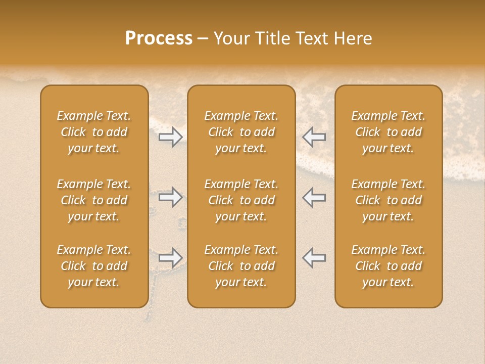 August Draw Shore PowerPoint Template
