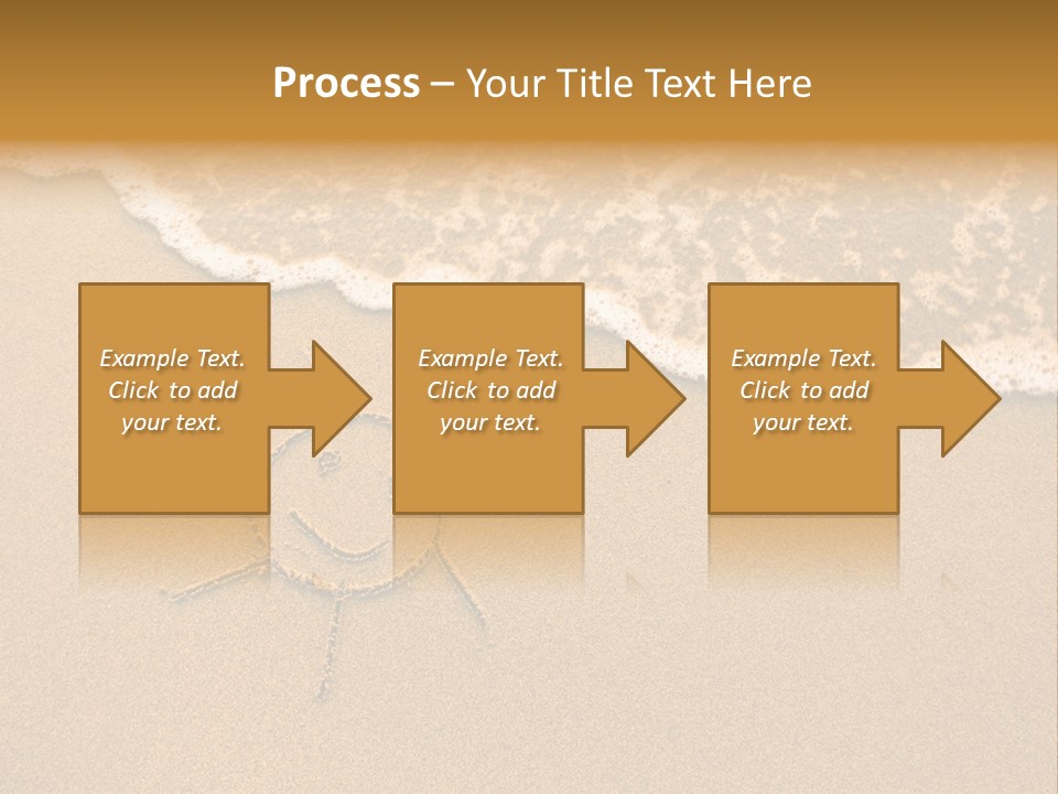 August Draw Shore PowerPoint Template