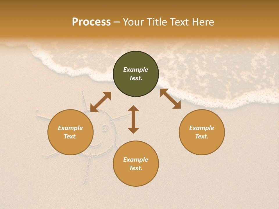 August Draw Shore PowerPoint Template