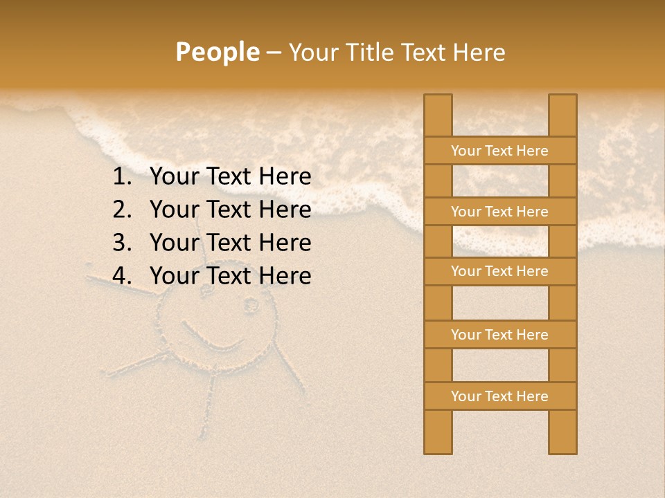 August Draw Shore PowerPoint Template