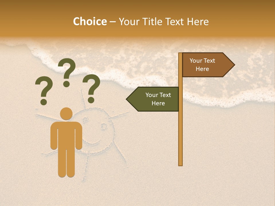 August Draw Shore PowerPoint Template