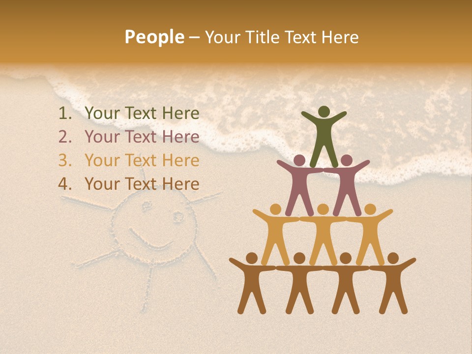 August Draw Shore PowerPoint Template