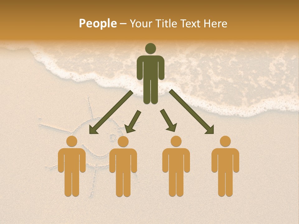 August Draw Shore PowerPoint Template