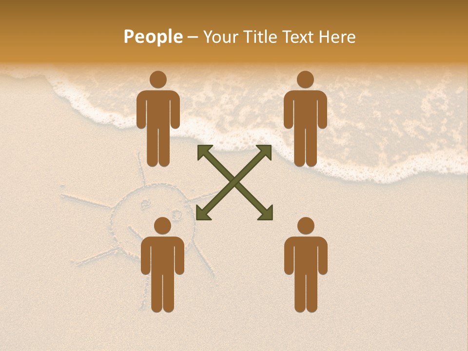 August Draw Shore PowerPoint Template