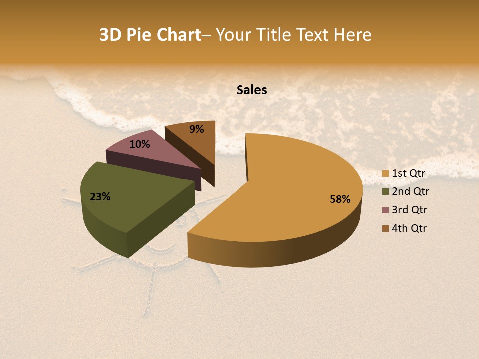August Draw Shore PowerPoint Template