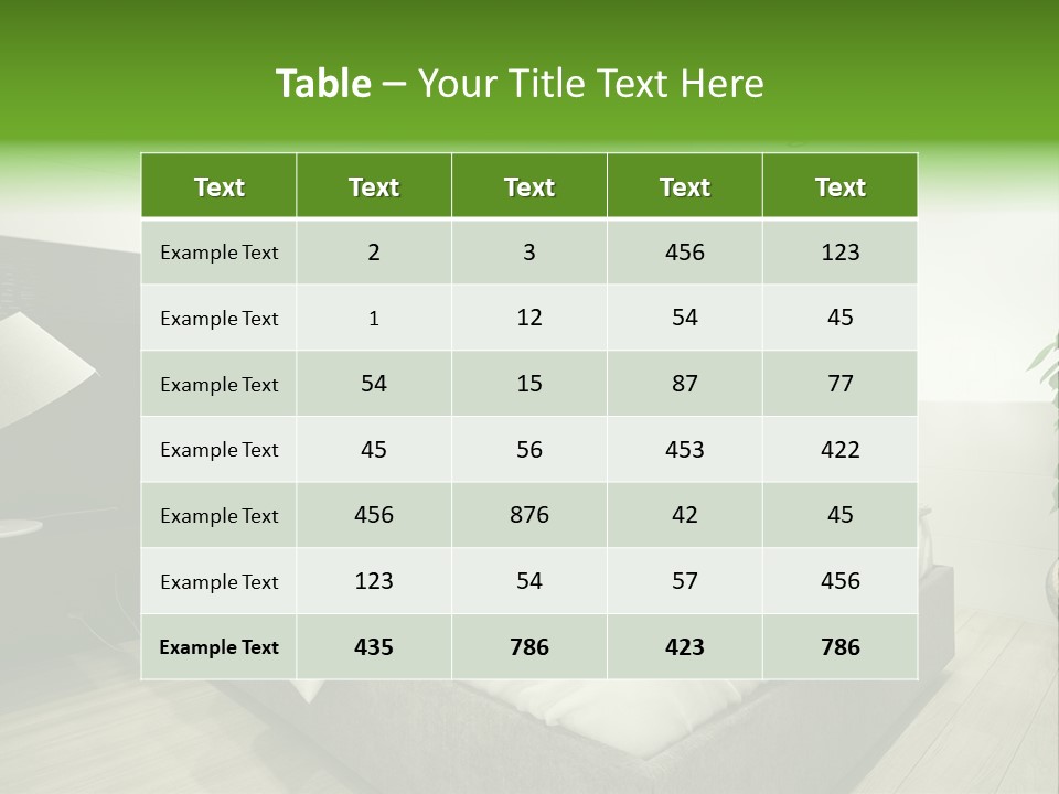 Contemporary Floor Design PowerPoint Template