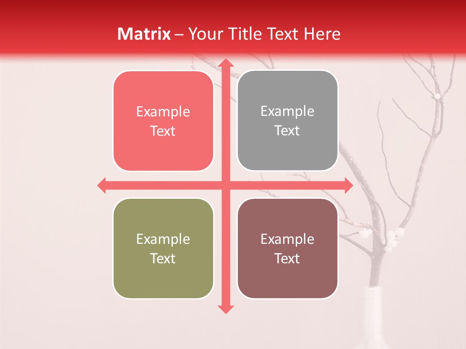 Home Merry Vase PowerPoint Template