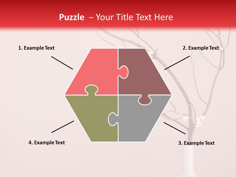 Home Merry Vase PowerPoint Template