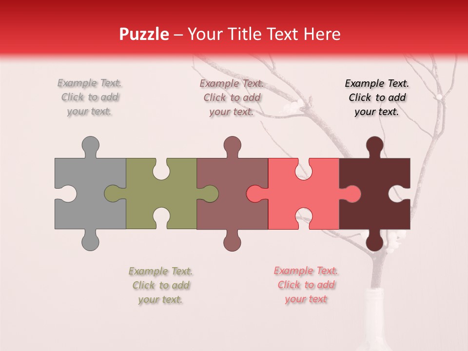 Home Merry Vase PowerPoint Template