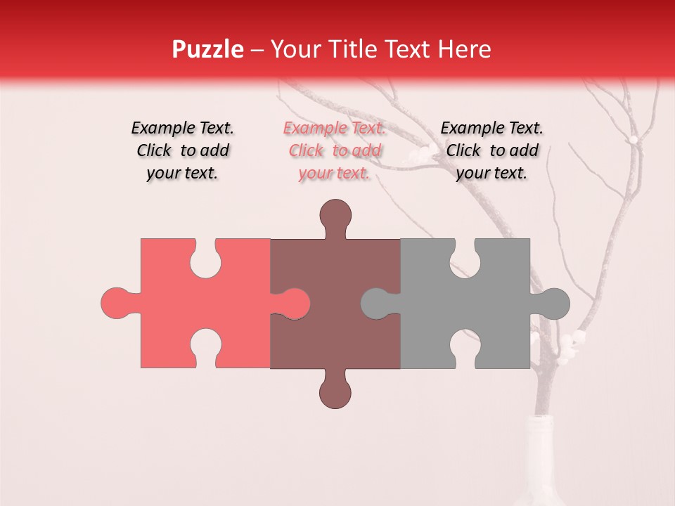 Home Merry Vase PowerPoint Template