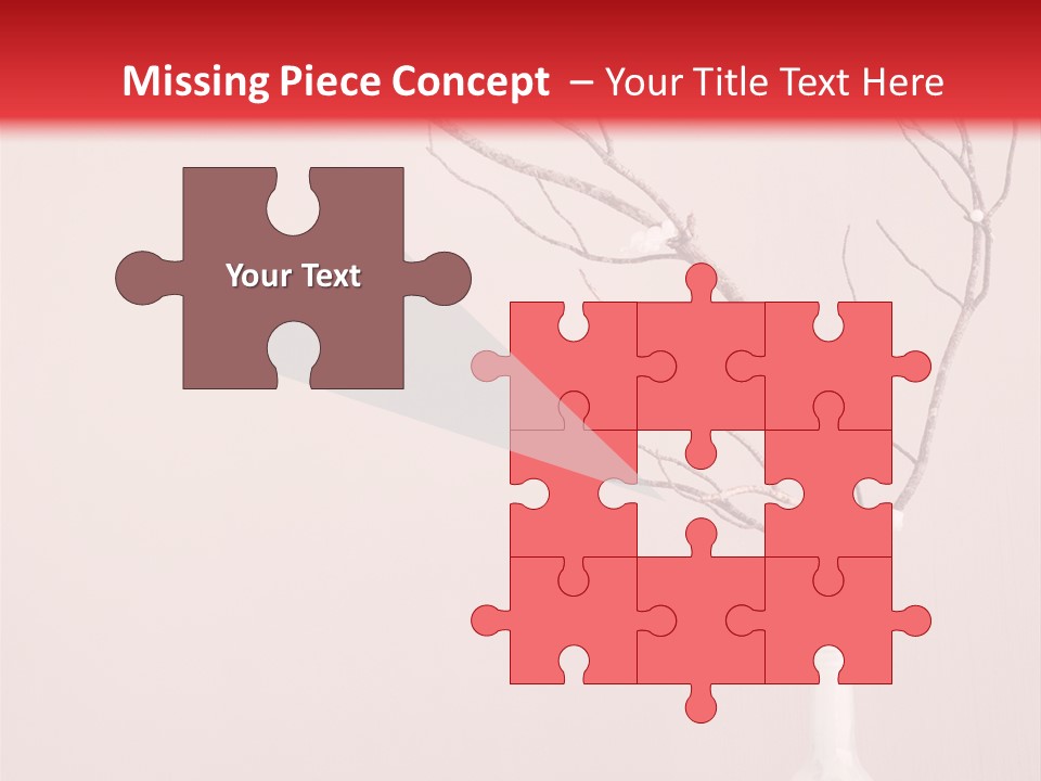 Home Merry Vase PowerPoint Template