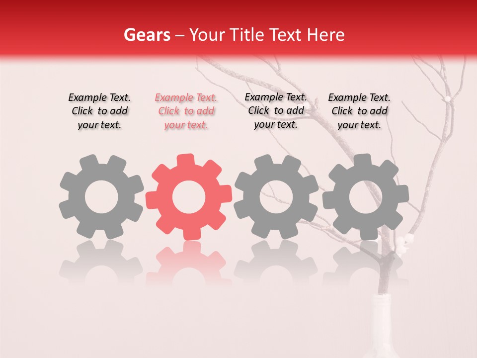 Home Merry Vase PowerPoint Template