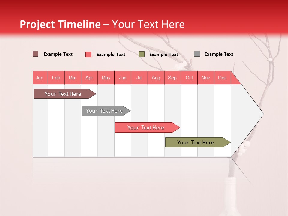 Home Merry Vase PowerPoint Template