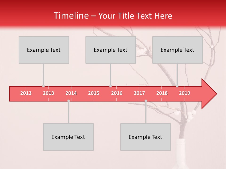 Home Merry Vase PowerPoint Template