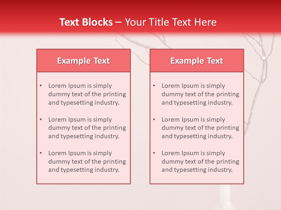 Home Merry Vase PowerPoint Template