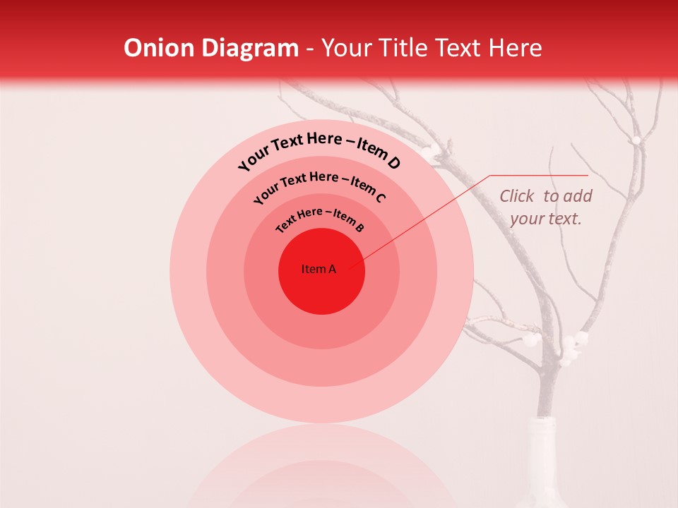 Home Merry Vase PowerPoint Template