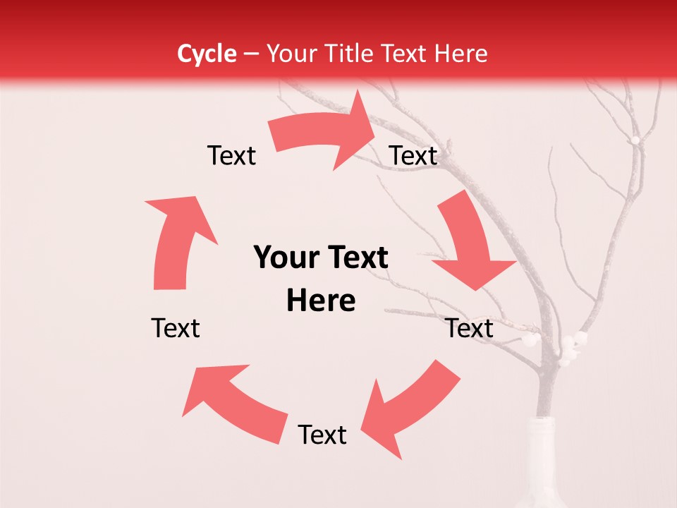 Home Merry Vase PowerPoint Template