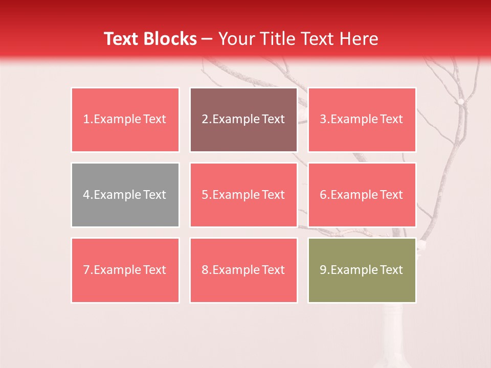 Home Merry Vase PowerPoint Template