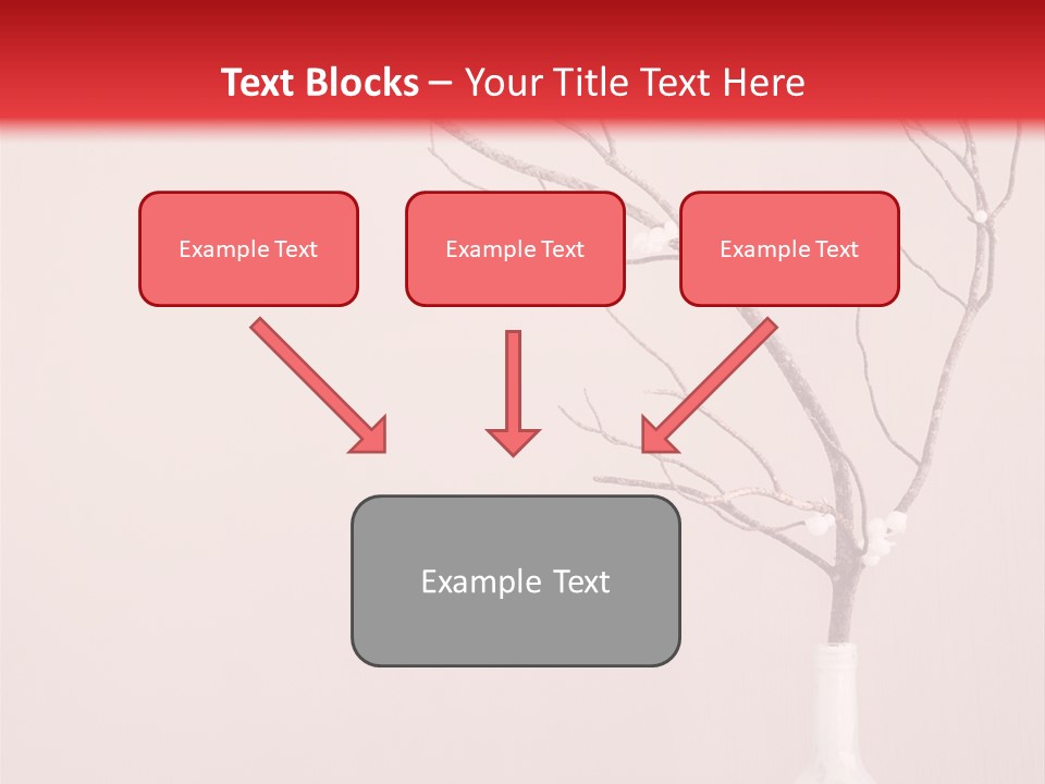 Home Merry Vase PowerPoint Template