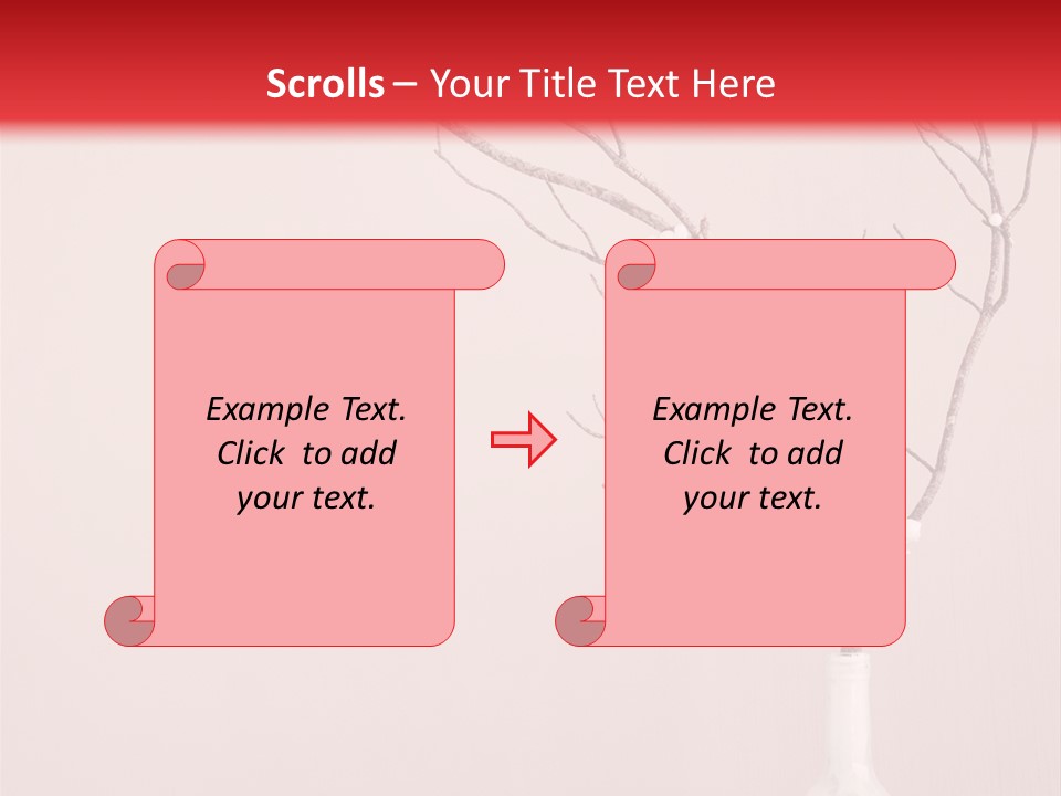 Home Merry Vase PowerPoint Template