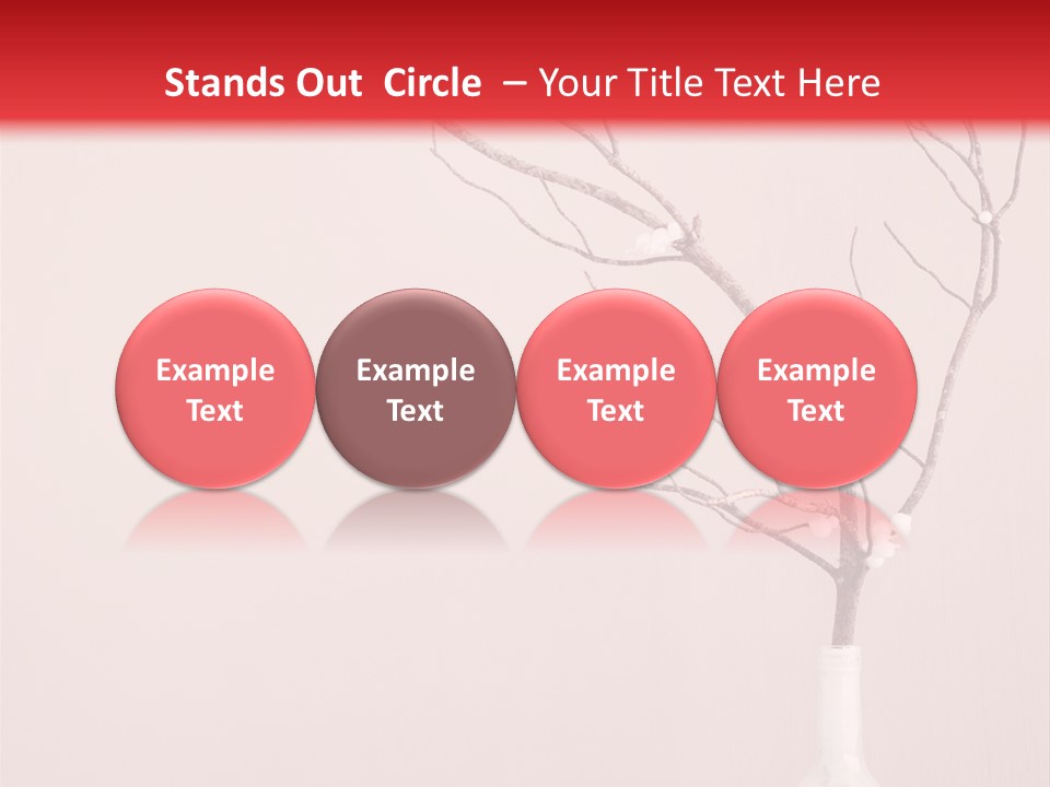 Home Merry Vase PowerPoint Template