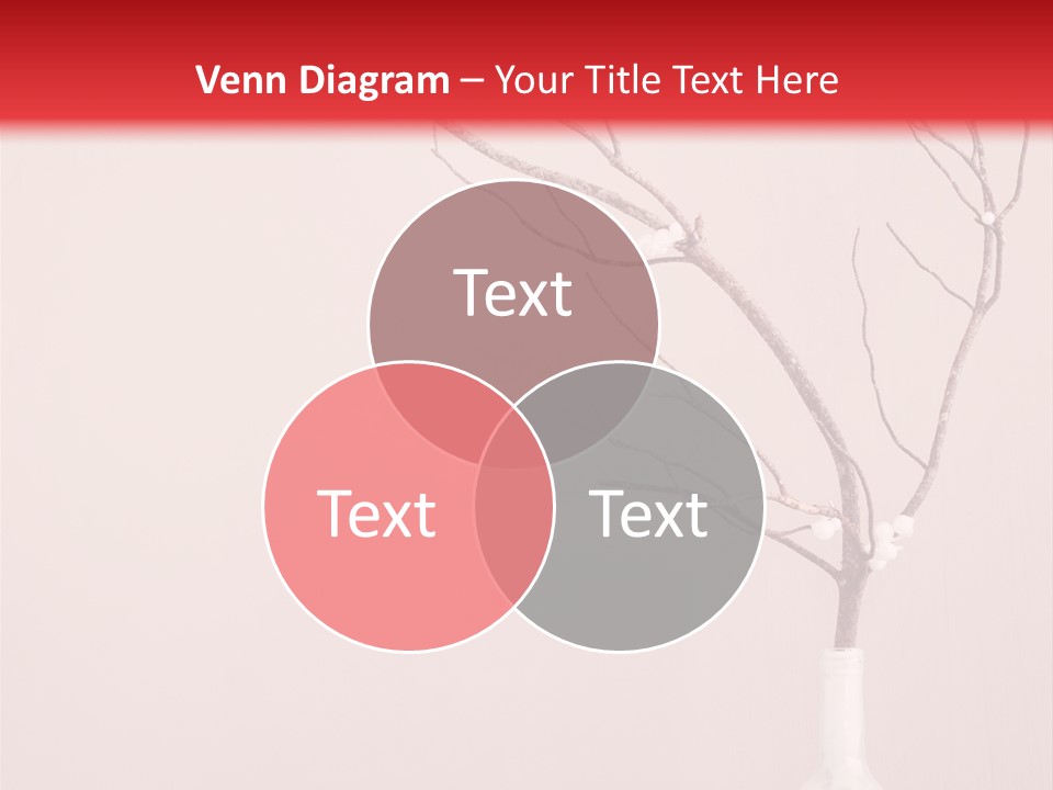 Home Merry Vase PowerPoint Template