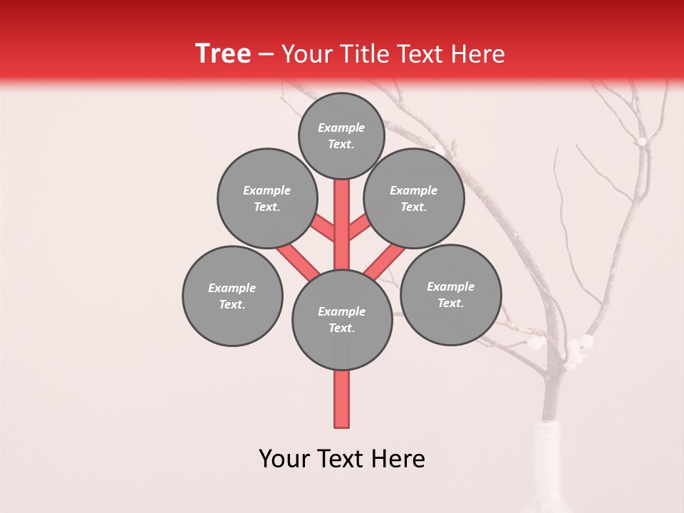 Home Merry Vase PowerPoint Template