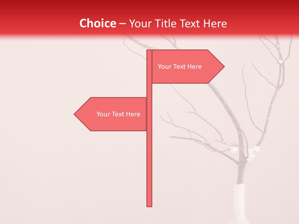 Home Merry Vase PowerPoint Template