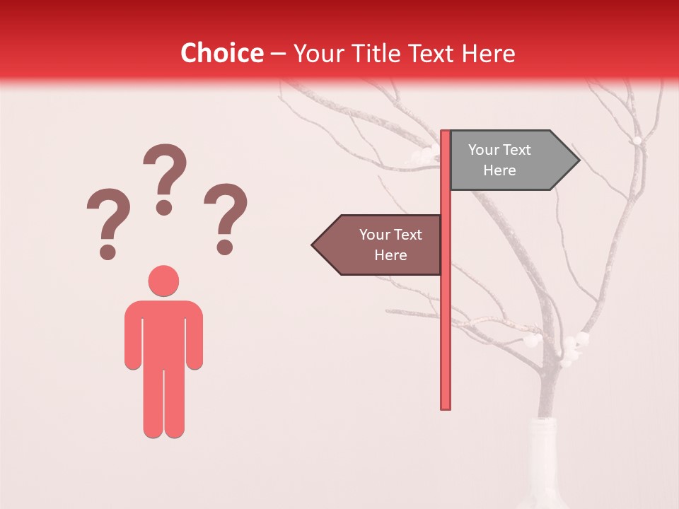 Home Merry Vase PowerPoint Template