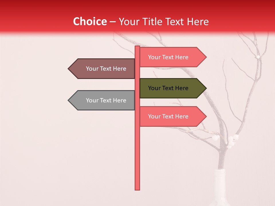 Home Merry Vase PowerPoint Template