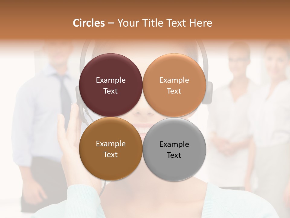 Online Modern Secretary PowerPoint Template