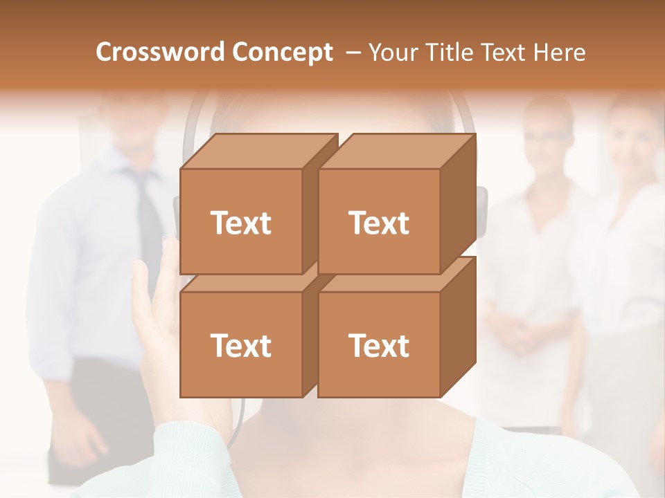 Online Modern Secretary PowerPoint Template