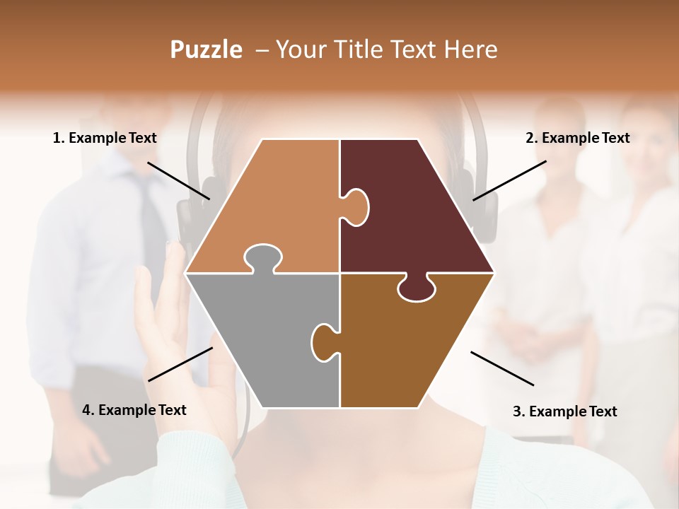 Online Modern Secretary PowerPoint Template