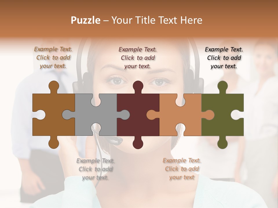 Online Modern Secretary PowerPoint Template