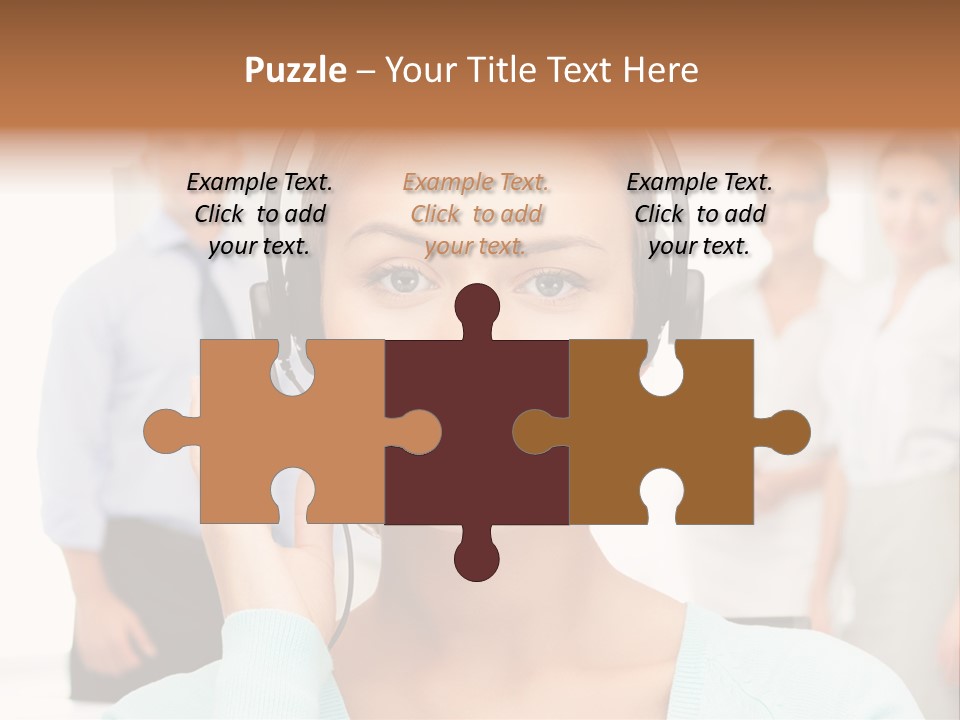 Online Modern Secretary PowerPoint Template
