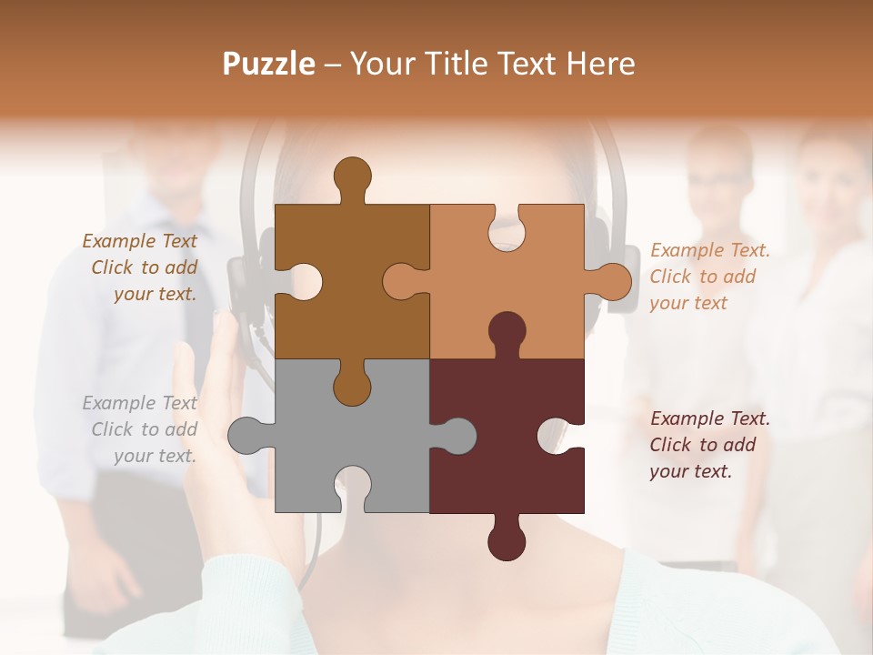 Online Modern Secretary PowerPoint Template