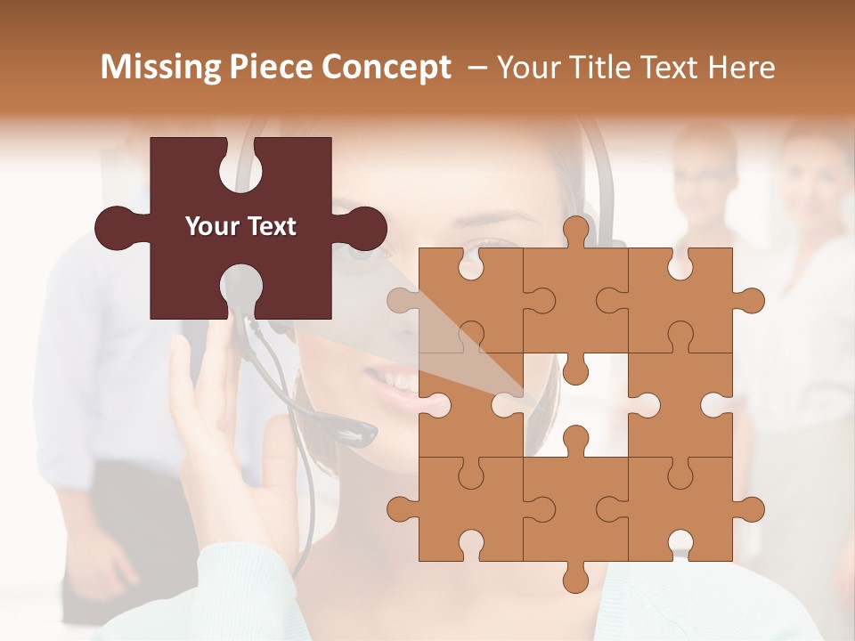 Online Modern Secretary PowerPoint Template