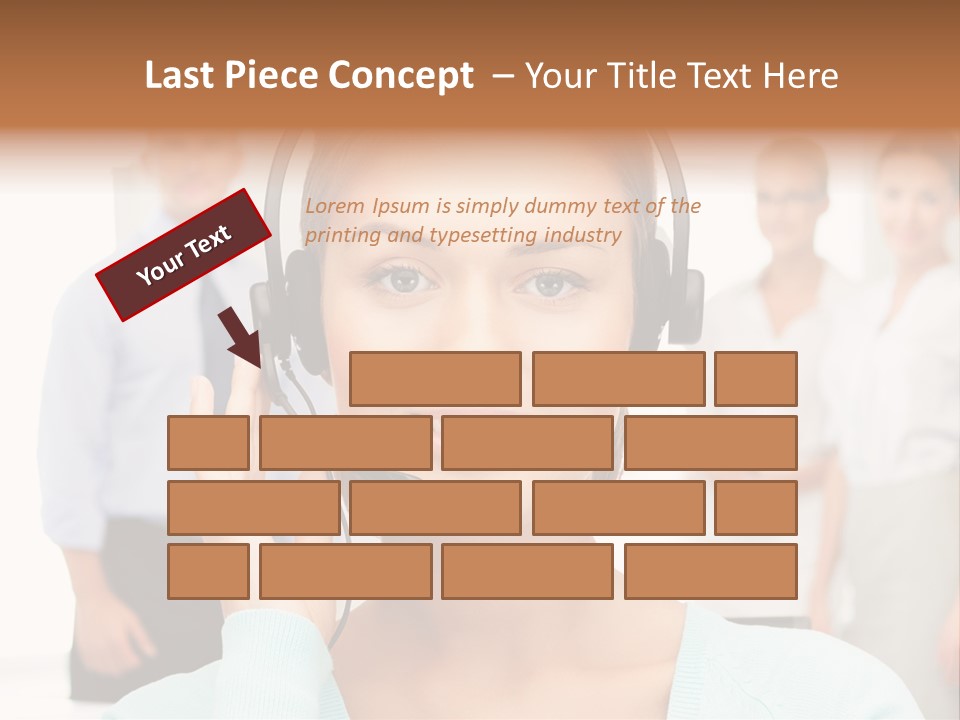 Online Modern Secretary PowerPoint Template