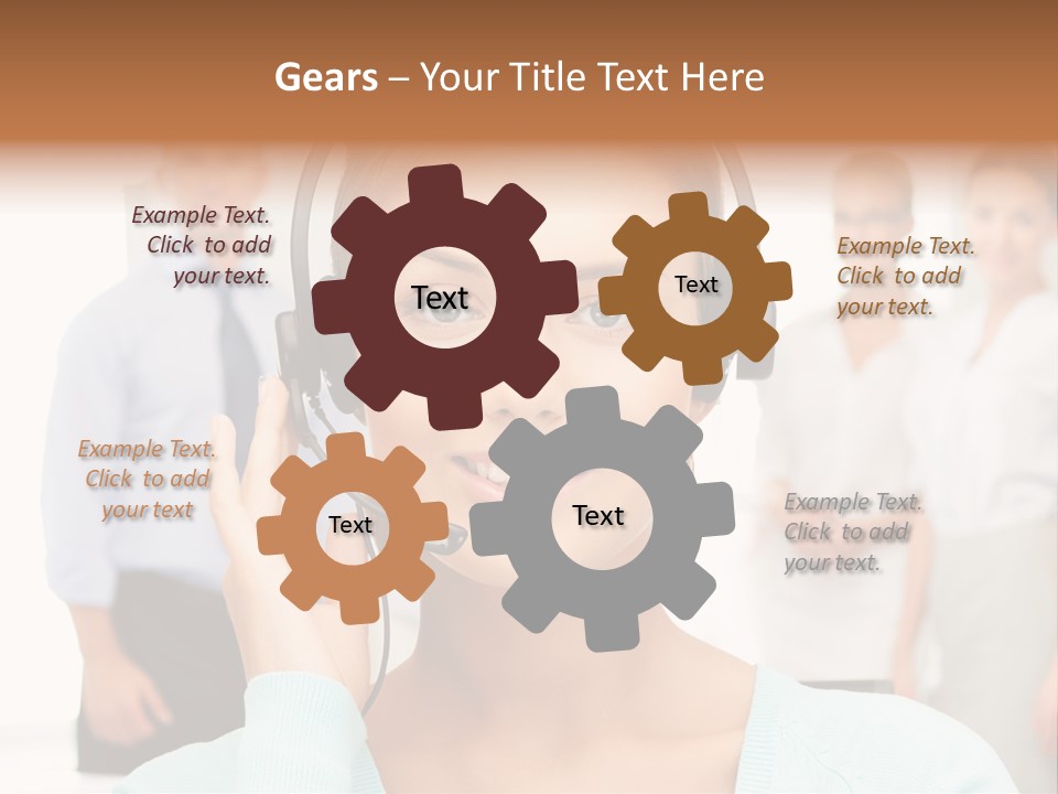 Online Modern Secretary PowerPoint Template