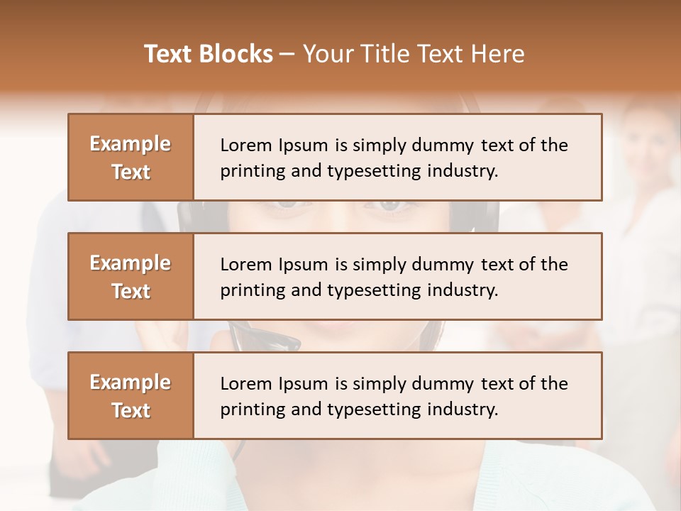 Online Modern Secretary PowerPoint Template