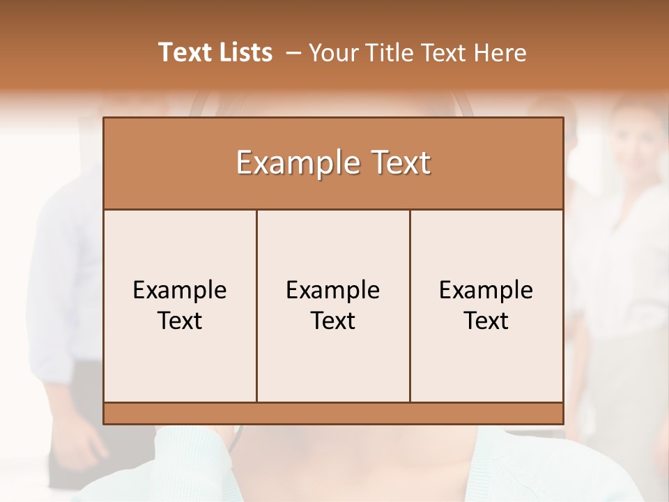 Online Modern Secretary PowerPoint Template