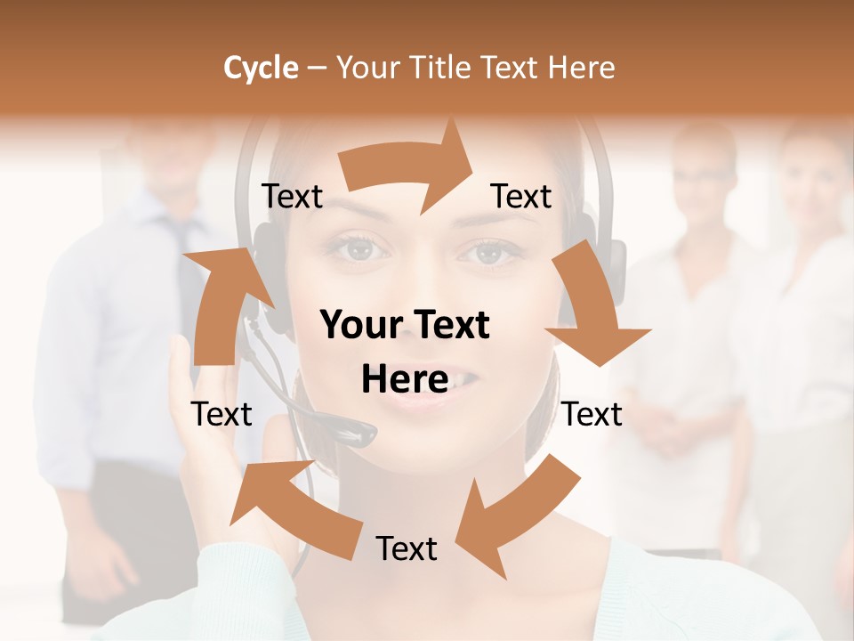 Online Modern Secretary PowerPoint Template