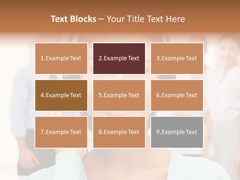 Online Modern Secretary PowerPoint Template