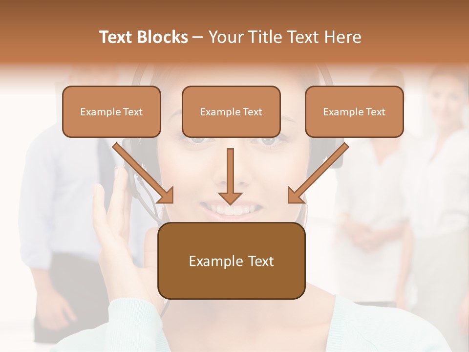 Online Modern Secretary PowerPoint Template