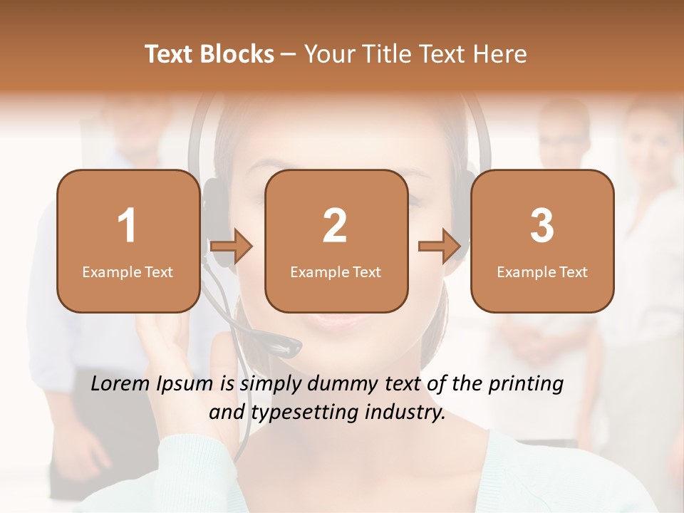 Online Modern Secretary PowerPoint Template