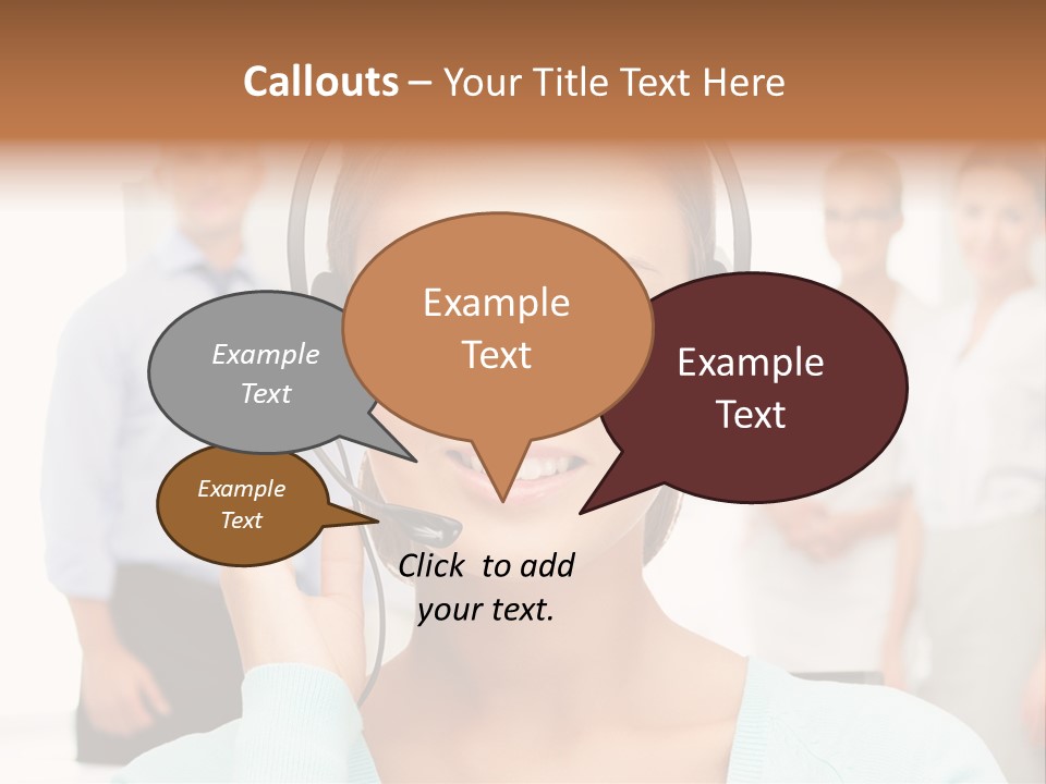 Online Modern Secretary PowerPoint Template
